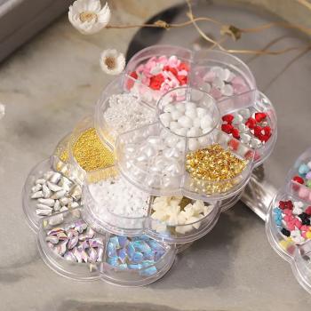 New Explosive Seven Styles Mixed Nail Art Jewelry Aurora Small Butterfly Super Flash Small Diamond Nail Accessories Wholesale