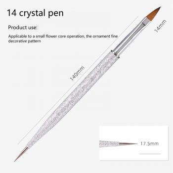 Factory wholesale custom LOGO hot selling new 12 nail art brush