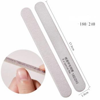 New product Manicure thin durable fine sanding strips sanding rubbing strips 180/240 custom printed nail files