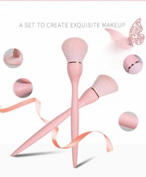 Hot Selling Eye Shadow Powder Foundation Concealer Cosmetic Pink Luxury Makeup Brush Set 7pcs Vegan Black Makeup Brushes