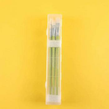OEM Watercolor pen set water chalk painting brushes 10pcs oil brushes color birch pen animal hair brush