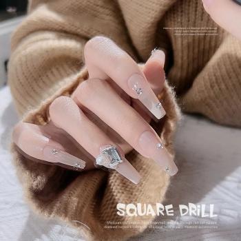 Nail Blasting and flashing Right Angle multi-cut crystal Glass drill Nail Accessories Long Right Angle Jewelry drill wholesale