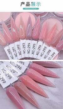New Product Ema Buttery Acrylic Powder Cover Nude Clear Acrylic Powder Base Core Cover Acrylic Powder