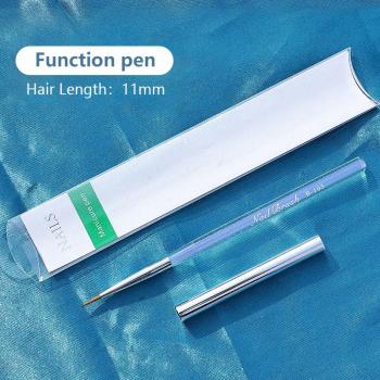 Translucent Crystal Rod Nail Art Brush liner Nail Pen gel polish Painting can be customized logo factory supply Nail brush