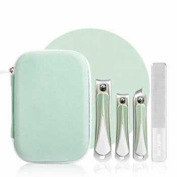 New 4PCS Nail Cutter Nail File Set Stainless Steel Ultra Sharp Toenail Fingernail Clippers with Portable Travel Case
