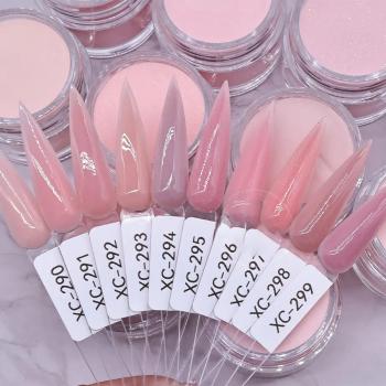 New Product Ema Buttery Acrylic Powder Cover Nude Clear Acrylic Powder Base Core Cover Acrylic Powder