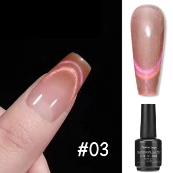 Magnetic Cat Eye Gel Nail Polish Free Sample Professional Salon Nails Private Label 6 Colors
